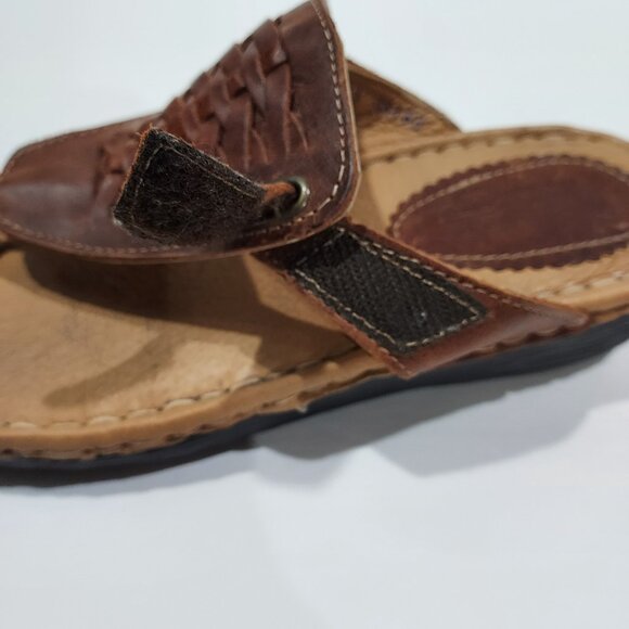 Lobo Solo Comfort Leather Sandals 25 US approx 7-8 Beachcore - Picture 4 of 9